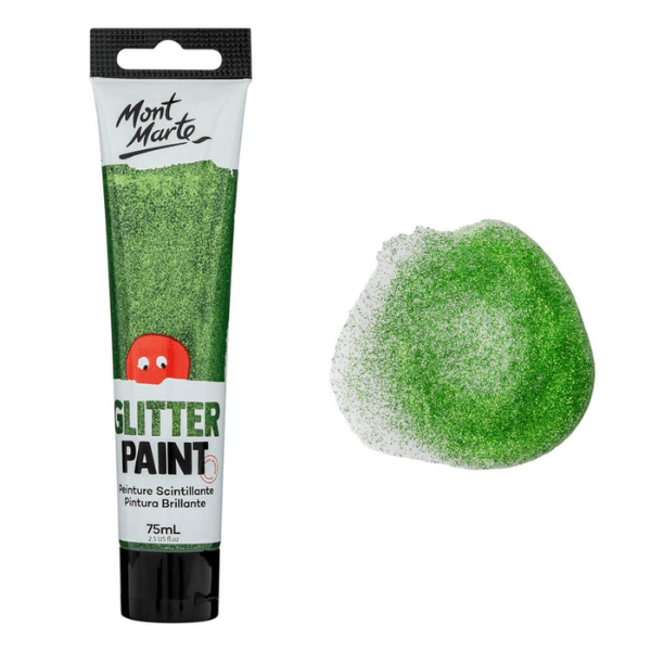 Glitter Paint 75ml - Light Green