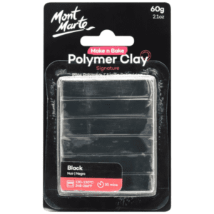 MM Signature Make n Bake Polymer Clay 60g - Black