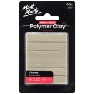 MM Signature Make n Bake Polymer Clay 60g - Chrome