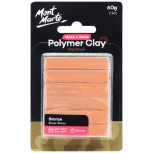 MM Signature Make n Bake Polymer Clay 60g - Bronze