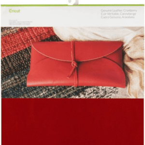 Cricut Leather (30x30cm) Cranberry