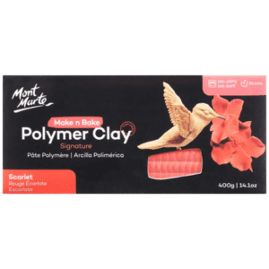 MM Signature Make n Bake Polymer Clay 400g - Scarlet