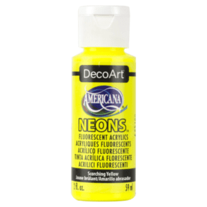 DA Americana Acrylic Paint Neon 59ml - Scorching Yellow