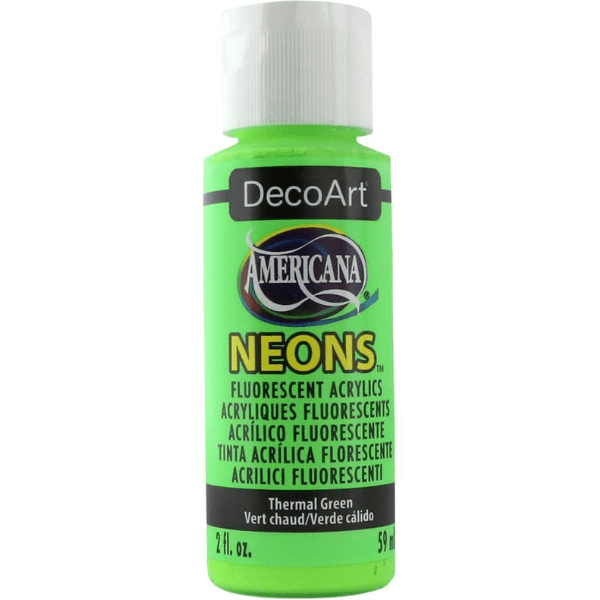 DA Americana Acrylic Paint Neon 59ml - Thermal Green