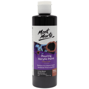 MM Premium Pouring Acrylic Paint 240ml - Lamp Black