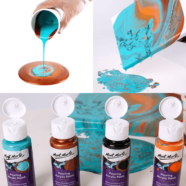 MM Premium Pouring Acrylic Paint Set 4pc 60ml - Symphony