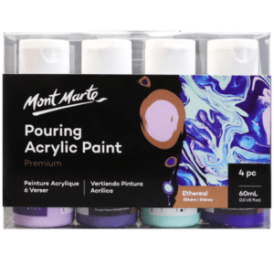 MM Premium Pouring Acrylic Paint Set 4pc 60ml - Ethereal