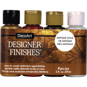 DA Designer Finishes 4pc 59ml set - Antique Gold