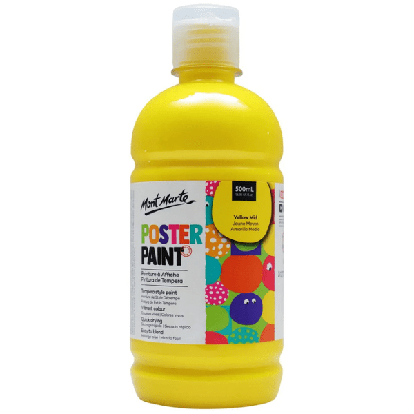 MM Poster Paint 500ml - Yellow Mid