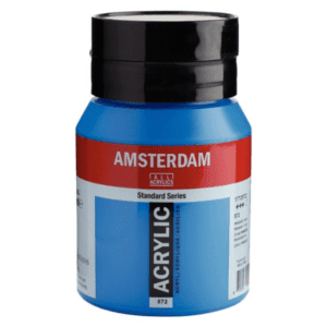 Amsterdam Standard Acrylic 500ml - Primary Cyan