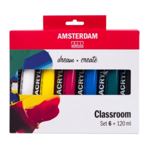 Amsterdam Standard Acrylic Set 6 x 120ml - Classroom