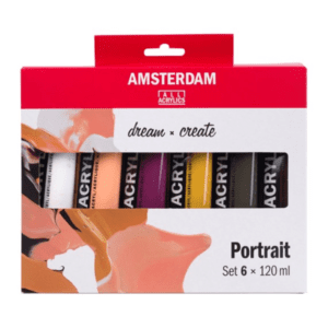 Amsterdam Standard Acrylic Set 6 x 120ml - Portrait