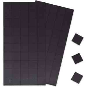 Adhesive Magnetic Sheet - Squares (10 x 20cm) 50pcs