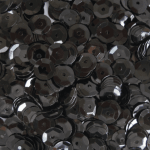 Sequins 8mm - Black (5g)