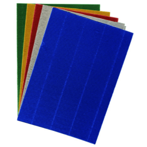 Corrugated Card Sheet A4 10 sheets (170gsm) - Metallic
