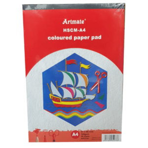 Artmate Coloured Paper Pad A4 120gsm 20 Sheets