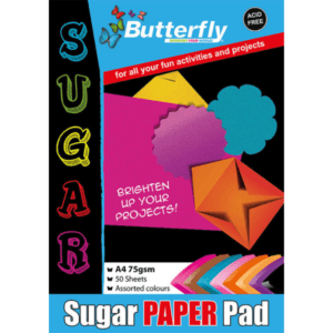 Butterfly Board Pad - A4 75gsm (50 pages) - Sugar (Assorted)