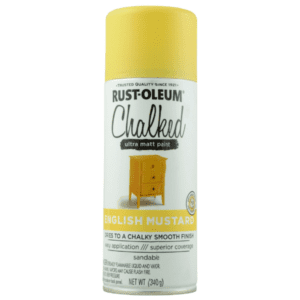 Rust-Oleum Chalked Ultra Matte Spray Paint - English Mustard