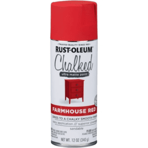 Rust-Oleum Chalked Ultra Matte Spray Paint - Farmhouse Red