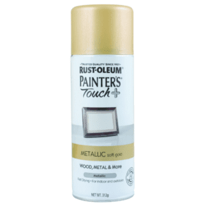 Rust-Oleum Painter's Touch Plus Metallic Spray Paint - Soft Gold