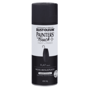 Rust-Oleum Painter's Touch Plus Flat Spray Paint - Black