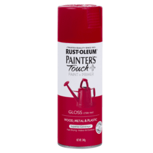 Rust-Oleum Painter's Touch Plus Gloss Spray Paint - Chile Red