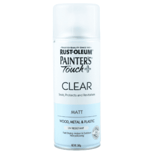 Rust-Oleum Painter's Touch Plus Matt Spray Paint - Clear