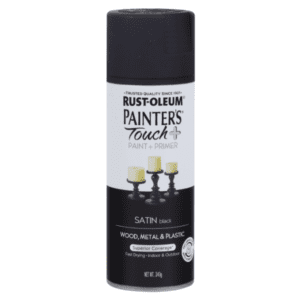 Rust-Oleum Painter's Touch Plus Satin Spray Paint - Black