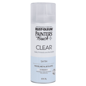 Rust-Oleum Painter's Touch Plus Satin Spray Paint - Clear