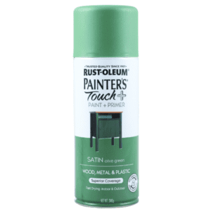 Rust-Oleum Painter's Touch Plus Satin Spray Paint - Olive Green