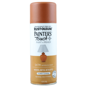 Rust-Oleum Painter's Touch Plus Satin Spray Paint - Sandstone Brown