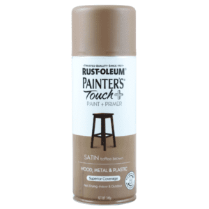 Rust-Oleum Painter's Touch Plus Satin Spray Paint - Toffee Brown