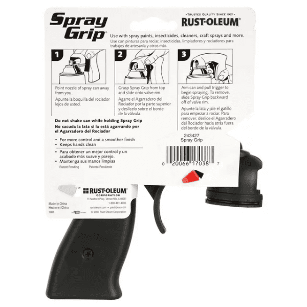 Rust-Oleum Spray Paint Grip Adaptor - Economy Easy slide-on grip fits any aerosol spray can