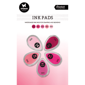 Studio Light Essentials Water Based Ink Pads 5pc - Shades of Red