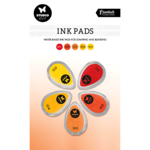 Studio Light Essentials Water Based Ink Pads 5pc - Shades of Yellow