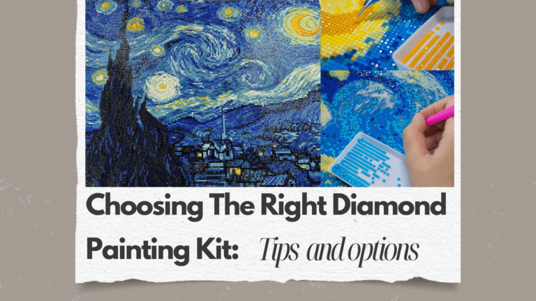Blog - Choosing The Right Diamond Painting Kit: Tips and options Diamond painting kit Custom diamond painting Round drill diamond painting Square drill diamond painting
