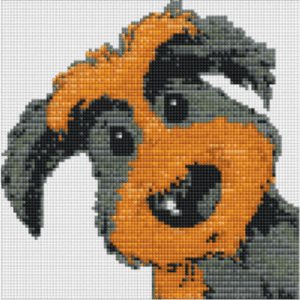 DIY Cross Stitch Kit - Curious Dog