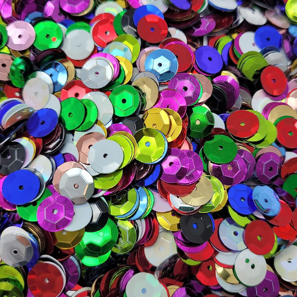 Sequins 8mm - Assorted (5g)