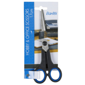 Bantex Hobby & Office Scissors 17cm Blade Length