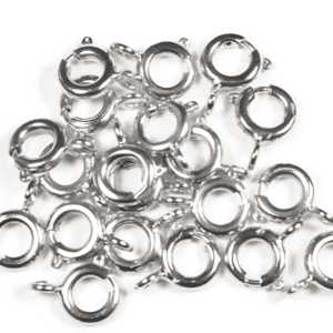 Dala Bolt Ring Clasp (7mm) 10pcs bolt; necklace; jewelry; jewellery; clasp; open; metal; accessories; bolt-ring;